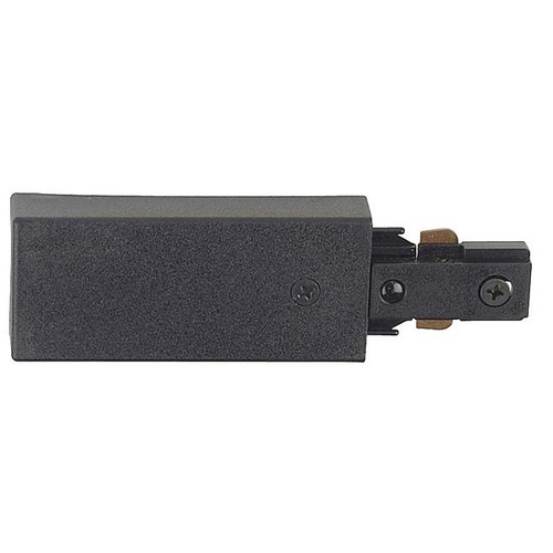 Juno Lighting Group End Feed Connector for Juno Single Circuit Track T38 BL
