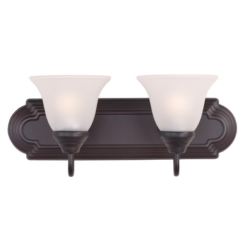Essentials Oil Rubbed Bronze Bathroom Light by Maxim Lighting