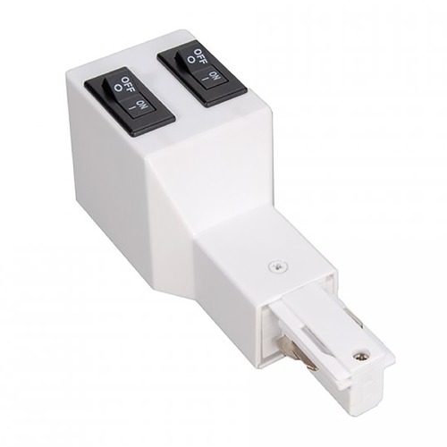 Wac Lighting W Track White LED Rail, Cable, Track Accessory