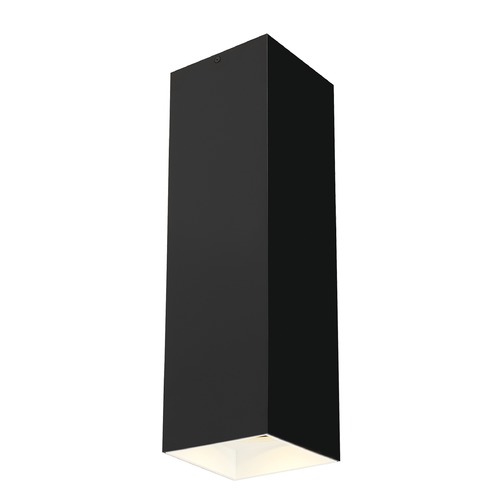 Black / White LED Semi-Flush Ceiling Light by Visual Comfort Modern