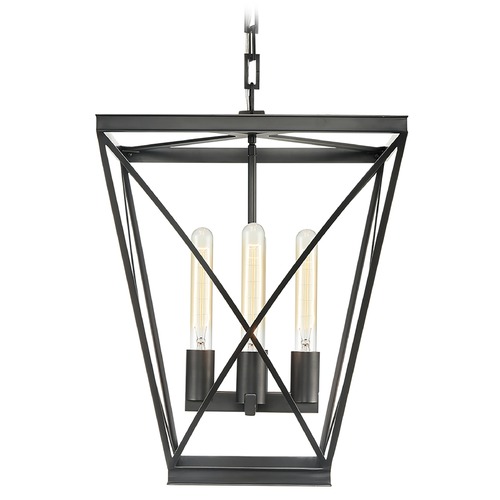 Lattice Urban Bronze Pendant by Alora Lighting