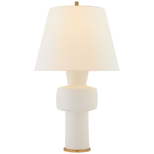 Visual Comfort Signature Collection Christopher Spitzmiller Eerdmans Lamp in Sandy White by Visual Comfort Signature CS3656SDWL