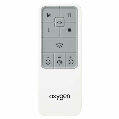 Oxygen AC Motor Handheld Fan Remote by Oxygen Lighting 3-8-1000-0