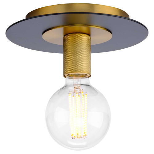 Progress Lighting Trimble Brushed Bronze & Matte Black Flushmount Light