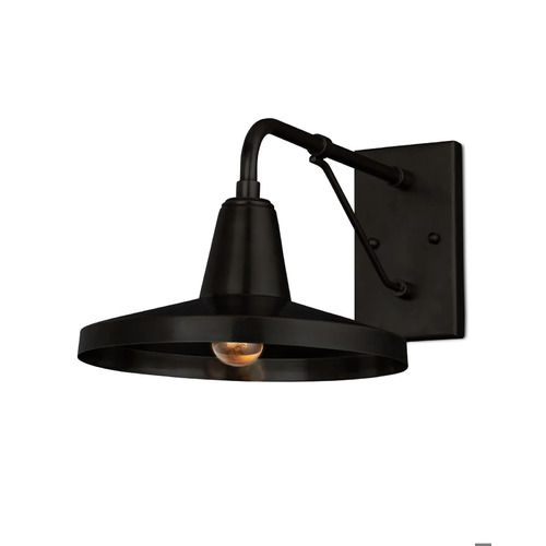Mariner Outdoor Wall Light in Matte Black by Currey & Company
