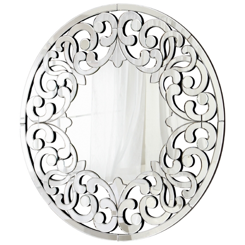 Jules Round 47.5-Inch Mirror by Cyan Design