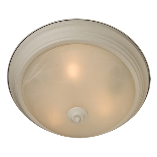 Maxim Lighting Essentials Textured White Flush Mount by Maxim Lighting 5842MRTW