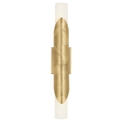 Michael Berman Brut Modern Brass Sconce by Robert Abbey