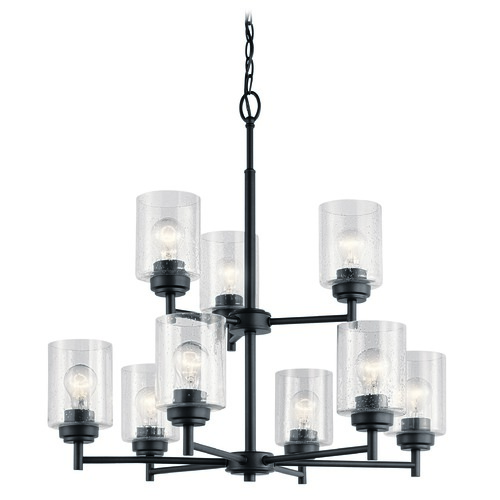 Winslow 27-Inch Black Chandelier by Kichler Lighting