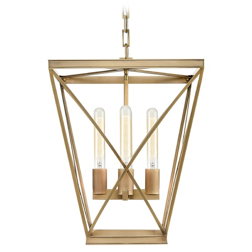 Alora Lighting Lattice Vintage Brass Pendant by Alora Lighting PD309616VB