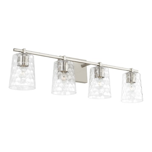 HomePlace by Capital Lighting Burke 32.75-Inch Brushed Nickel Bath Light by HomePlace by Capital Lighting 143541BN-517