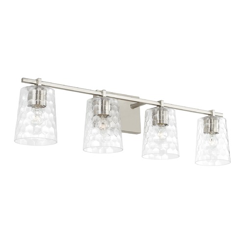 Burke 32.75-Inch Brushed Nickel Bath Light by HomePlace by Capital Lighting