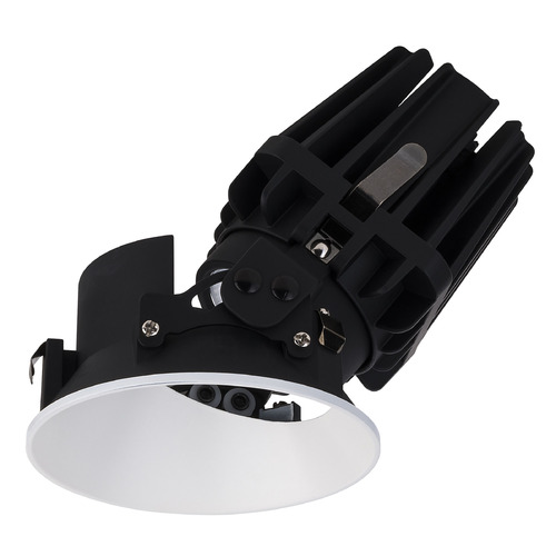 WAC Lighting 4-Inch FQ Downlights White LED Recessed Trim by WAC Lighting R4FRAL-935-WT