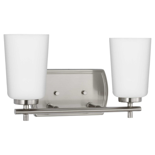 Progress Lighting Progress Lighting Adley Brushed Nickel Bathroom Light P300466-009