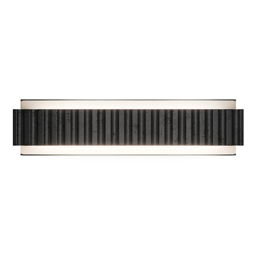Modern Forms by WAC Lighting Modern Forms Magnate Basalt Stone / Black LED Bathroom Light WS270619-BV/BK