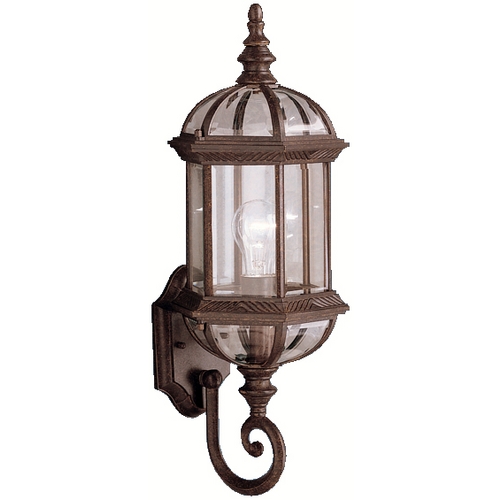 Barrie 21.75-Inch Outdoor Wall Light in Tannery Bronze by Kichler Lighting