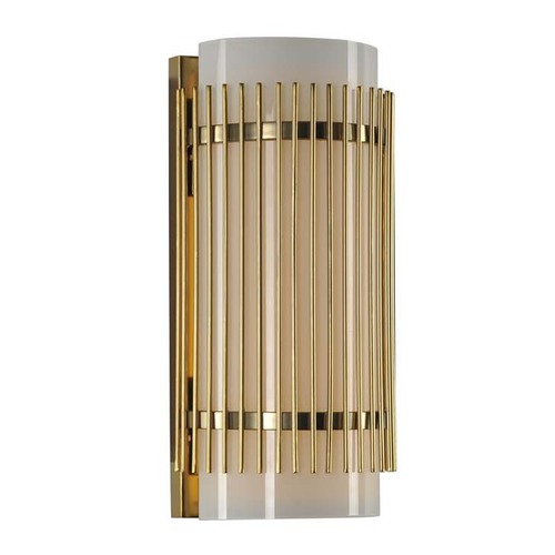Edgewater Vintage Brass LED Sconce by Kalco Lighting