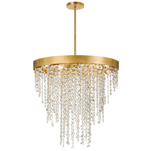 Crystorama Lighting Winham Crystal Chandelier in Antique Gold by Crystorama Lighting WIN-616-GA-CL-MWP