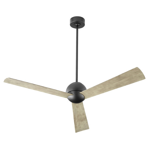 Rondure 54-Inch Damp Ceiling Fan in Black by Oxygen Lighting