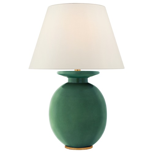Visual Comfort Signature Collection Christopher Spitzmiller Hans Lamp in Celtic Green by Visual Comfort Signature CS3658CGCL