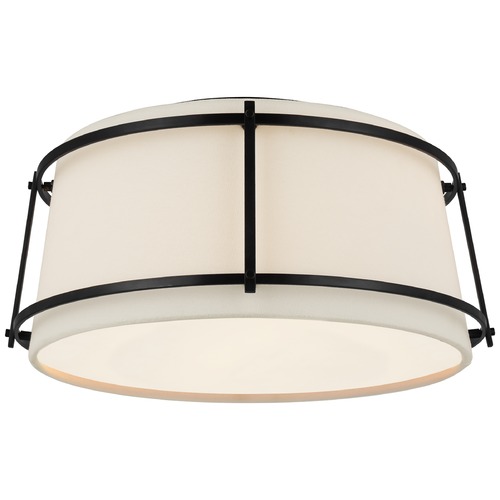 Carrier & Company Callaway Flush Mount in Bronze by Visual Comfort Signature