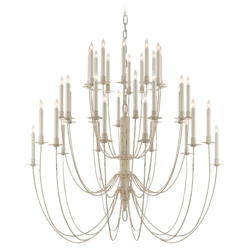 Thomas OBrien Erika Chandelier in Belgian White by Visual Comfort Signature
