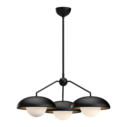 Alora Lighting Alora Lighting Rubio Matte Black Chandelier CH522328MBOP