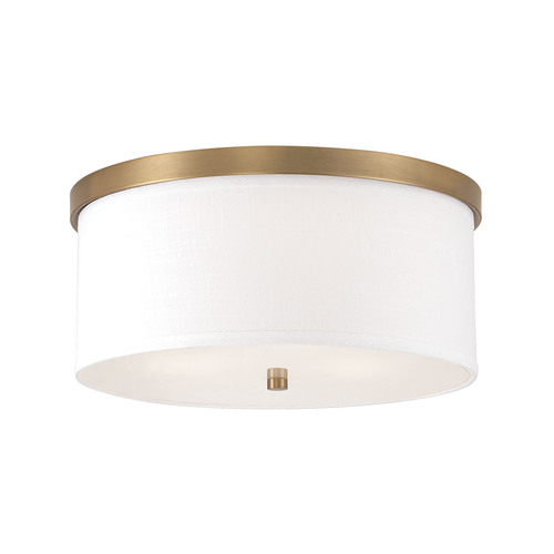 Midtown 15.75-Inch Flush Mount in Aged Brass by Capital Lighting