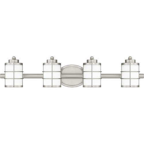 Quoizel Lighting Hazlett Brushed Nickel Bathroom Light by Quoizel Lighting HZT8631BN