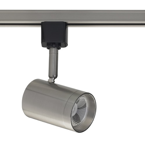 Brushed Nickel LED Track Light H-Track 3000K by Nuvo Lighting