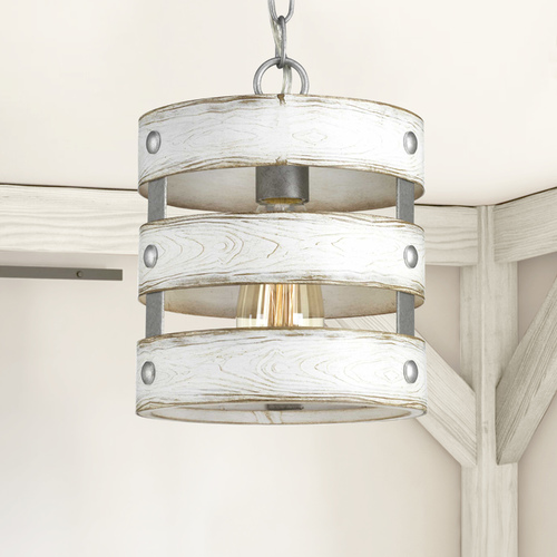 Gulliver Galvanized Mini Pendant by Progress Lighting