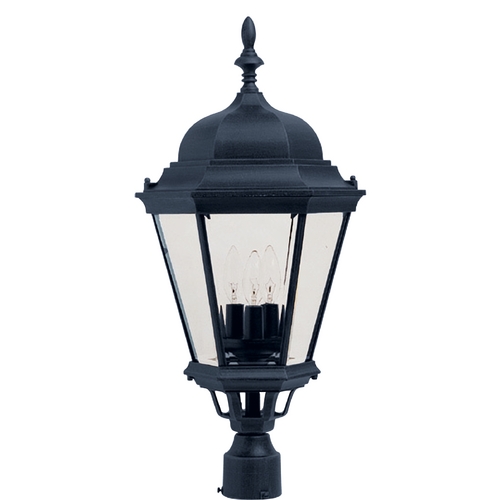 Westlake Black Post Light by Maxim Lighting