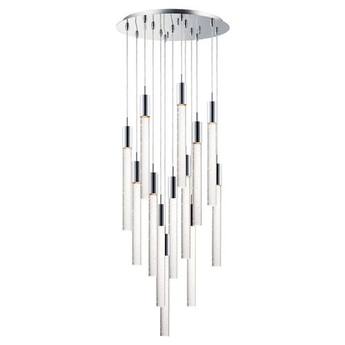 ET2 Lighting Big Fizz 13-Light LED Pendant in Polished Chrome by ET2 Lighting E22878-91PC