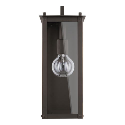 Capital Lighting Hunt 15-Inch Outdoor Wall Lantern in Bronze by Capital Lighting 934611OZ