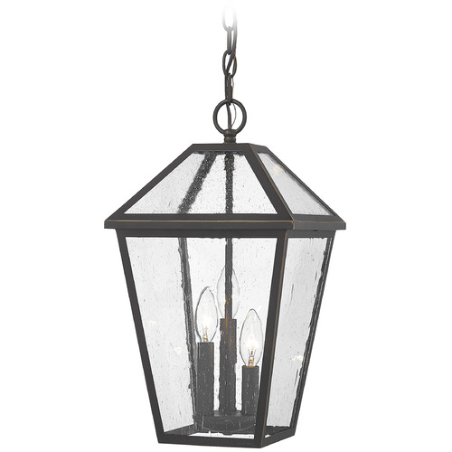 Z-Lite Talbot Oil Rubbed Bronze Outdoor Hanging Light by Z-Lite 579CHB-ORB