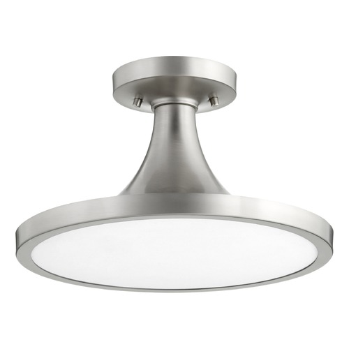 Quorum Lighting Bugle Satin Nickel Semi-Flush Mount by Quorum Lighting 3001-15-65