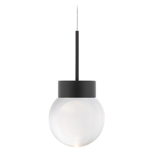 Double Bubble Black LED Mini Pendant by Modern Forms