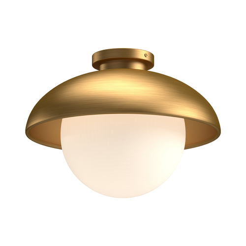 Alora Lighting Alora Lighting Rubio Aged Gold Flushmount Light FM522012AGOP