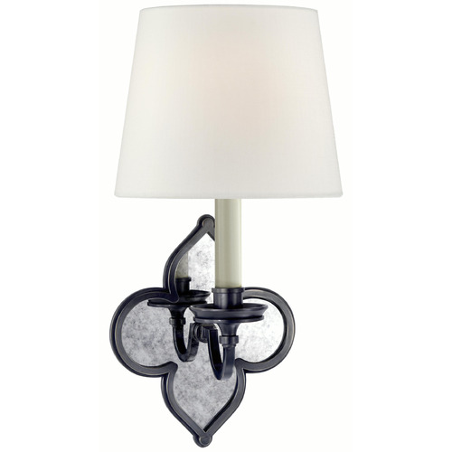 Visual Comfort Signature Collection Visual Comfort Signature Collection Alexa Hampton Lana Gun Metal Sconce AH2040GM-L