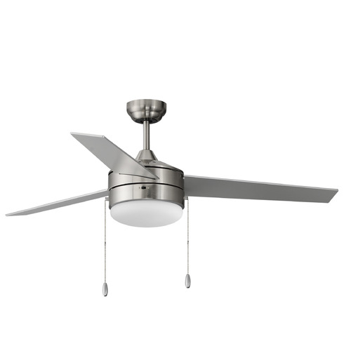 Trio Satin Nickel LED Ceiling Fan by Maxim Lighting