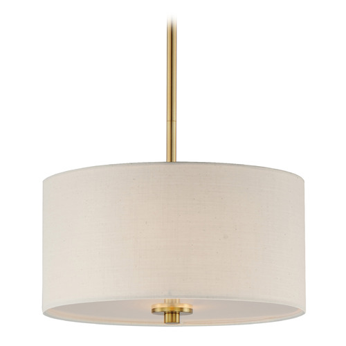 Bongo Natural Aged Brass Pendant by Maxim Lighting