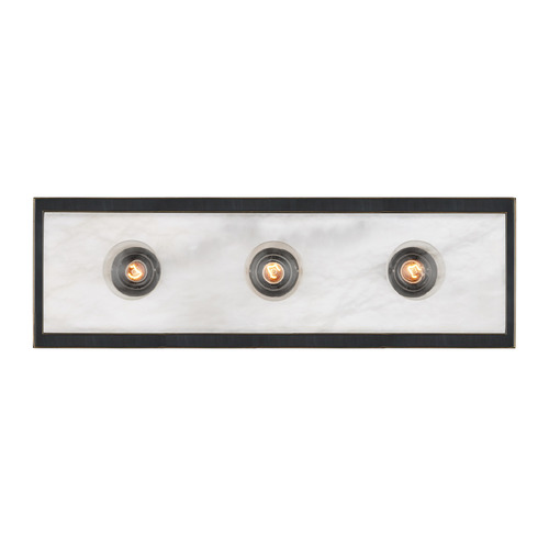 Currey and Company Berdine Natural & Oil Rubbed Bronze Bathroom Light