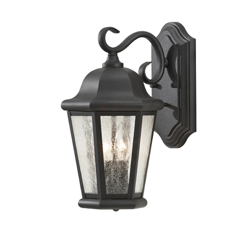Martinsville Outdoor Wall Light in Black by Generation Lighting