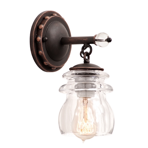 Brierfield Antique Copper Sconce by Kalco Lighting
