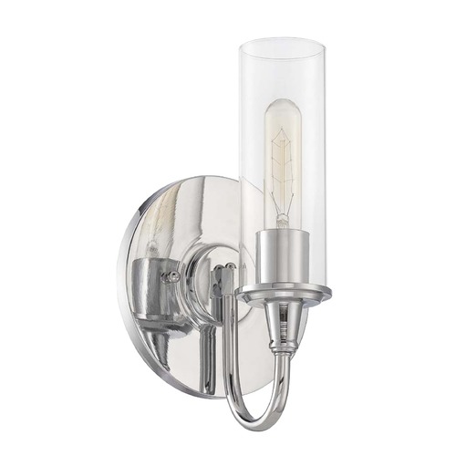 Modina 11.25-Inch High Chrome Sconce by Craftmade Lighting
