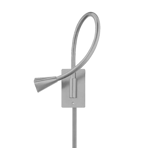Stretch Titanium LED Swing Arm Lamp by WAC Lighting