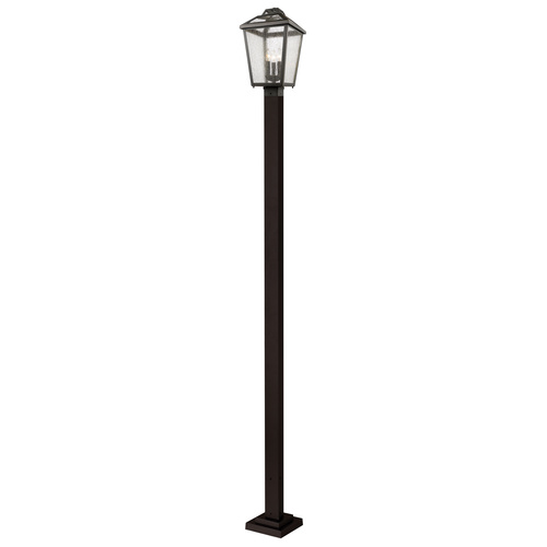 Z-Lite Bayland Oil Rubbed Bronze Post Light by Z-Lite 539PHBS-536P-ORB