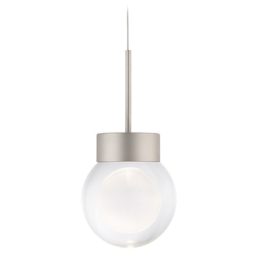 Double Bubble Satin Nickel LED Mini Pendant by Modern Forms