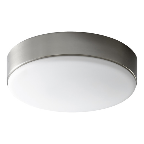 Journey 14-Inch LED Flush Mount in Satin Nickel by Oxygen Lighting