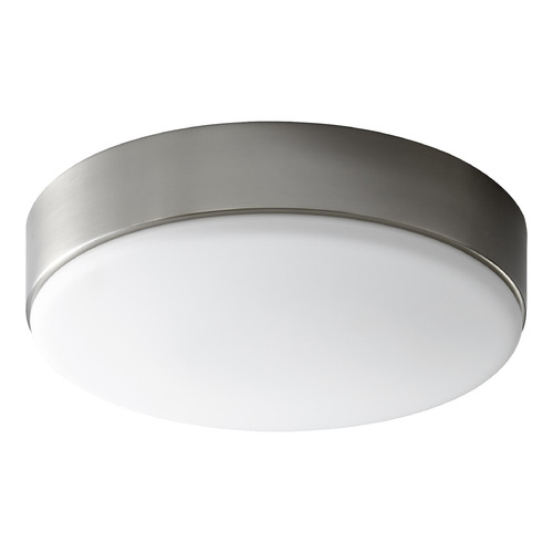 Oxygen Journey 14-Inch LED Flush Mount in Satin Nickel by Oxygen Lighting 3-623-24